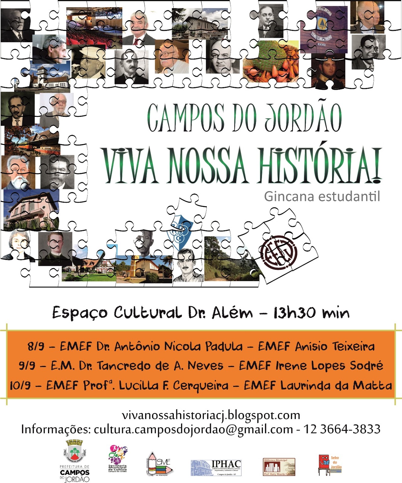 Leia mais sobre o artigo Gincana Viva nossa História! – 2015