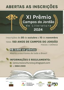 Leia mais sobre o artigo XI Prêmio Campos do Jordão de Literatura – 2024