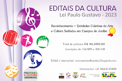 Leia mais sobre o artigo Editais da Cultura – Lei Paulo Gustavo – 2023