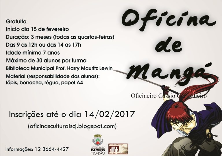 Leia mais sobre o artigo Oficina de Mangá – 2017