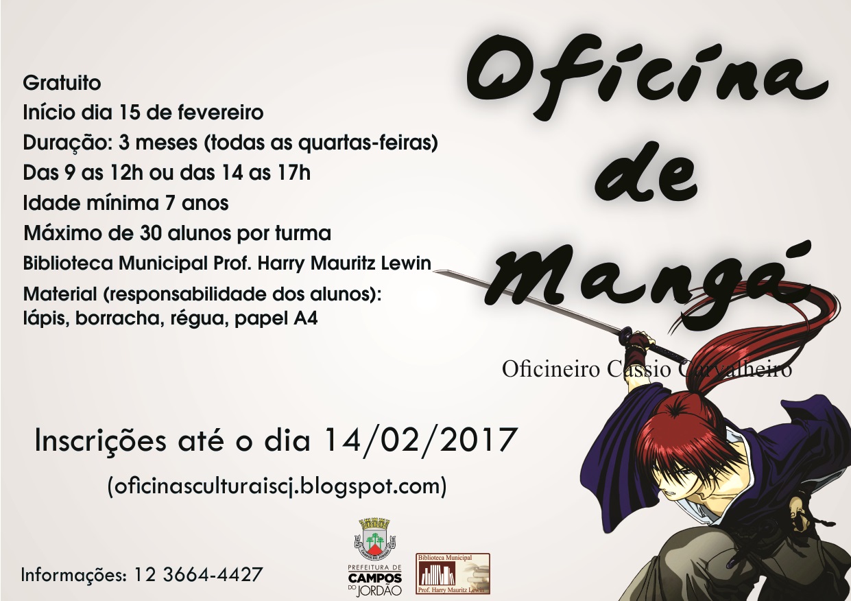 Leia mais sobre o artigo Oficina de Mangá – 2017