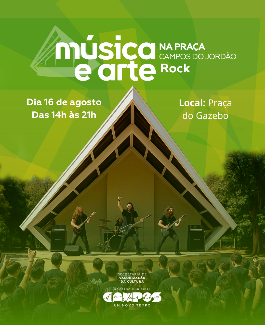 Leia mais sobre o artigo Arte na Praça Campos do Jordão – Rock