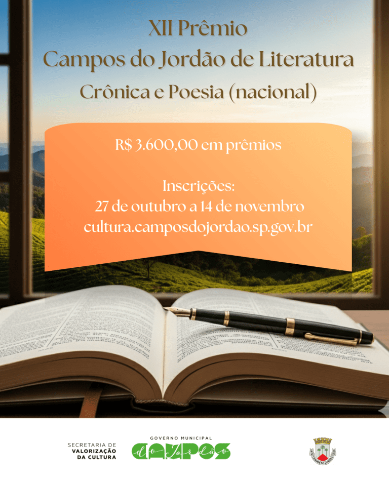 Leia mais sobre o artigo XII Prêmio Campos do Jordão de Literatura