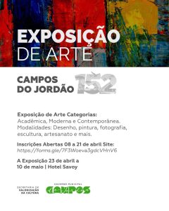 Exposição de Arte – 152 Anos de Campos do Jordão