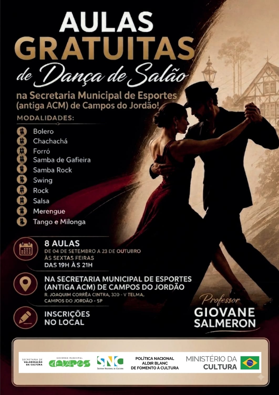 Leia mais sobre o artigo Workshop Dança de Salão