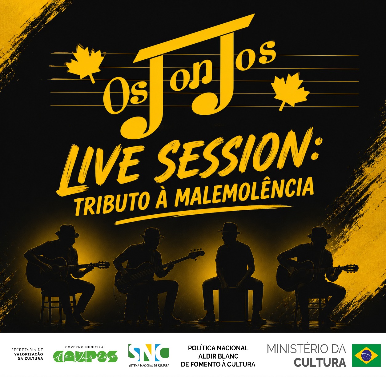 Leia mais sobre o artigo Projeto “Os Jonjos – Live Session: Tributo à Malemolência”
